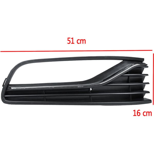 Støtfanger Tåkelys Grill Deksel Trim for 6R/6C 2014 2015 2016 2017 Høyre