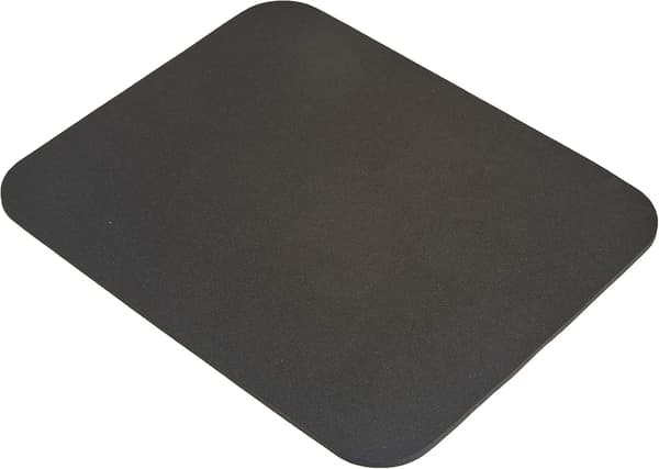 Musematte, 8 tommer x 9 tommer, for datamaskin eller spillmusematte, sklisikker base, neoprenbakside og jerseyoverflate for jevn musekontroll (svart)