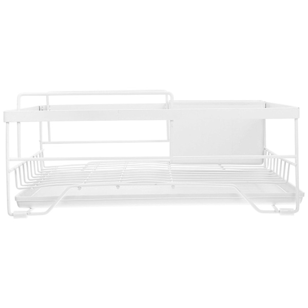 Husholdningsopvaskestativ Køkken Opvaskestativ Metal Opvaskestativ Hvid 38X27CM White 38X27CM