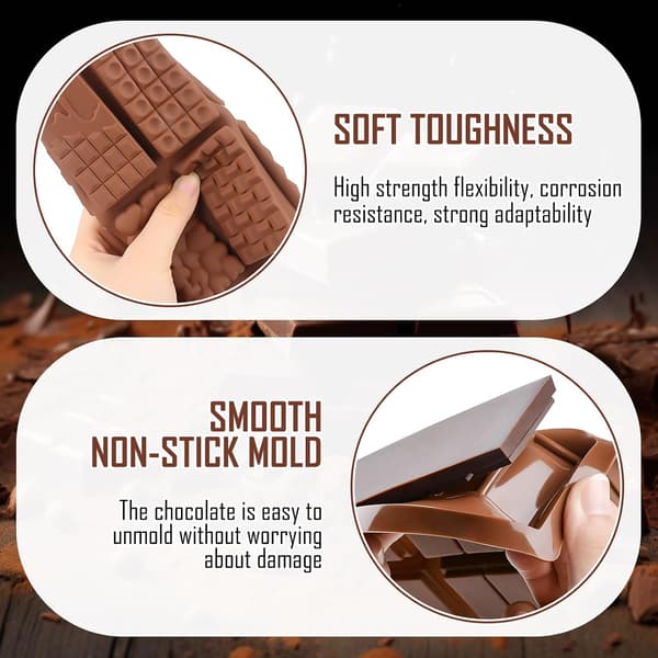 Silikoneform Chokoladeform 2 Dele, Chokoladeform 12