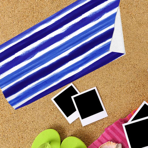 Överdimensionerad bred strandfilt handduk 70*150cm Stor pool picknick