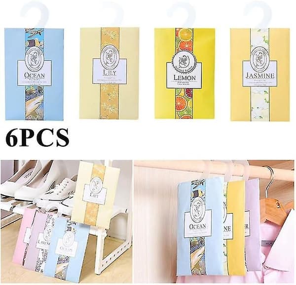 Natural Scented Incense Sachets for Wardrobes, Hanging (12 pcs)