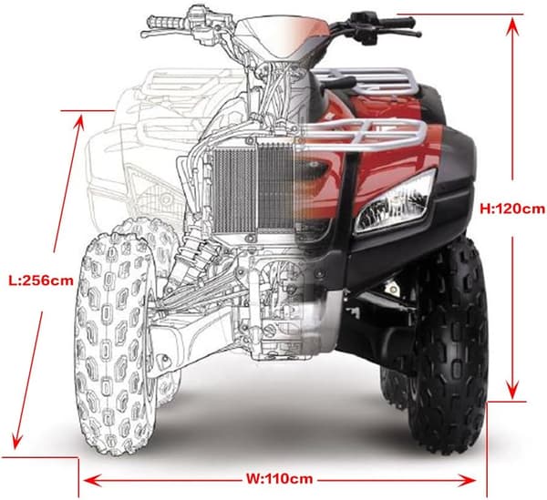 XXXL ATV Tarp Dustproof Rainproof Camouflage