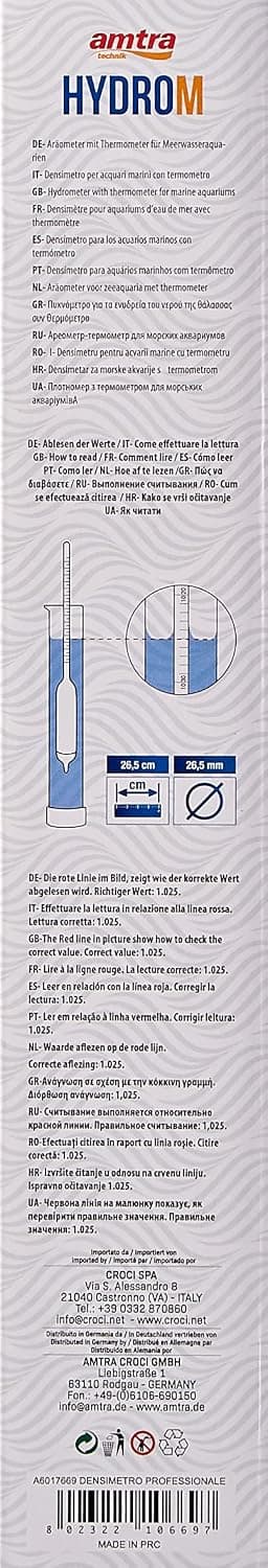 Ammattimainen hydrometri/lämpömittari vesiurheiluun