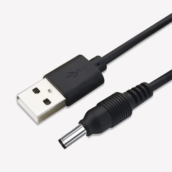 USB til DC Strømkabel - 5V Ladekabel for Rutere, Lamper og Leker 0.5m 0.5m