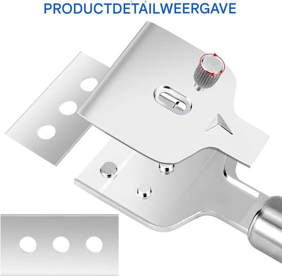 Ceramic Hob Scraper - with 12 Vervester Blades - For Induction/Ceramic Hobs - Professional Cleaning Scraper - For Kitchen Maintenance