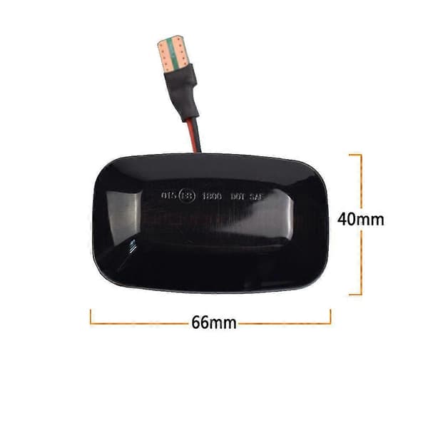 2 stk. Dynamiske LED-sidemarkeringslys blinklys til Land Cruiser 70 80 100-serien