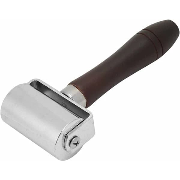 AIDUCHO Leather Edge Roller, Laminating Tool Leather Glue Laminating Roller for DIY Leather Craft for Leather Smoothing (60mm)