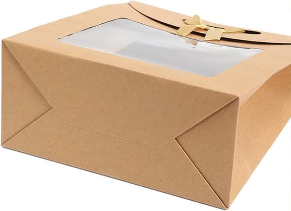 20 st presentpåsar, presentask i kraftpapper, presentpåsar med handtag,