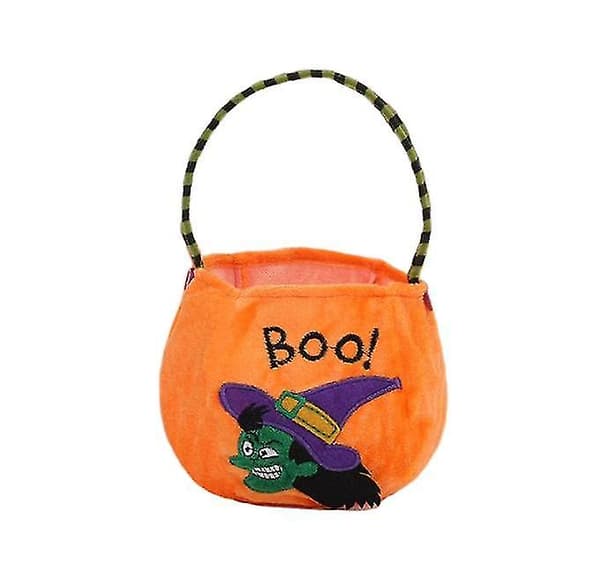 Bus eller godis Halloween Godisväskor Presentpåsar Pumpaväskor Handväskor Högtidsdekorationer (häxa)
