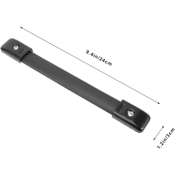 8mm Copper Guitar Accessories Black Pull Handle Single Hole for Speaker Cabinet Strap