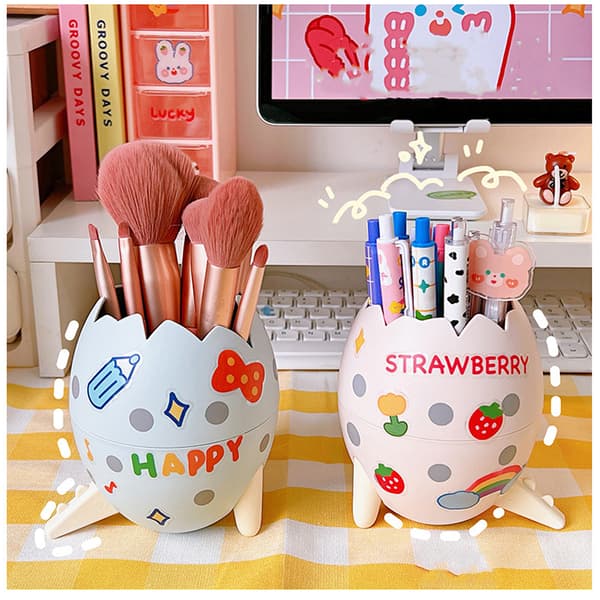 Søt Mote-Dinosaurieegg Pennholder
