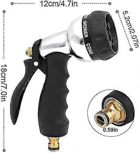 Garden Watering Gun 7 Functions Adjustable Water Gun Watering Can Handheld Sprayer for Garden
