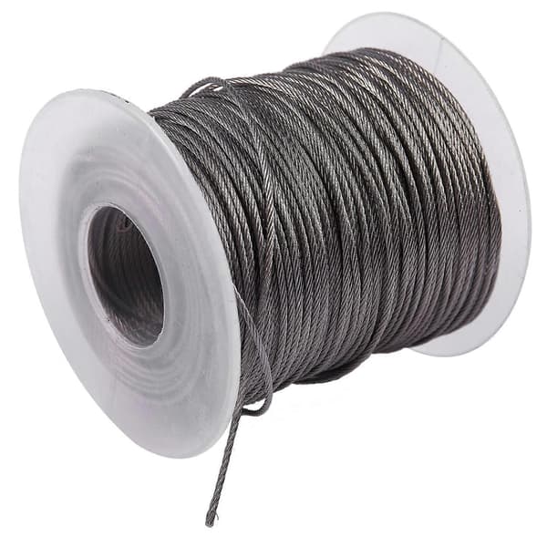 Hisselyft 7x7 1mm Dia Rustfrit Stål Fleksibel Wire 54m