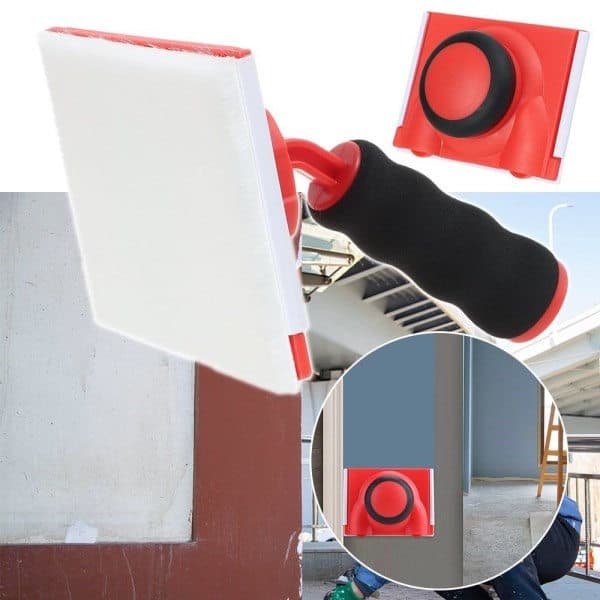 Lateksimaalin reunasiveltimet seinäsiveltimet 2 kpl vaihtotyynyjä 2pcs replacement pads