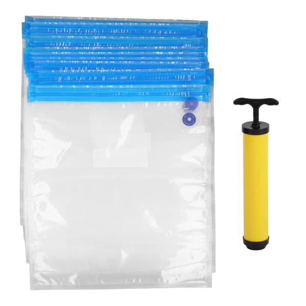 3D Printer Filament Vacuum Storage Bags Set 10 Pieces Hand Pump Sealing Clip Prevent Oxidation Secure Storage
