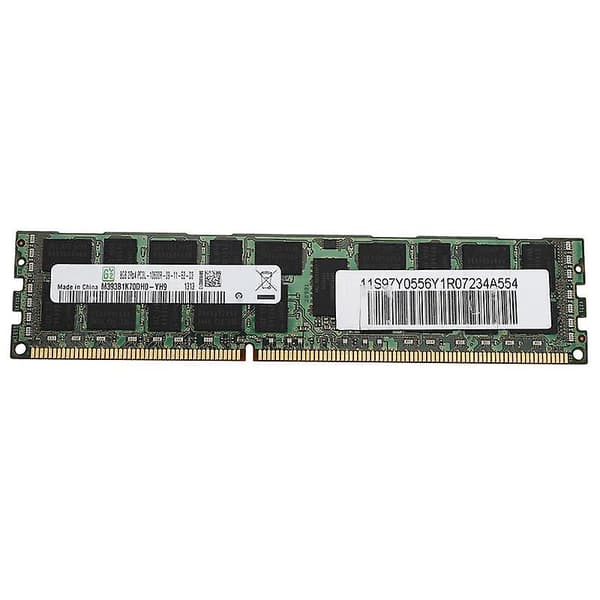 8GB DDR3 1333MHz ECC RAM-hukommelse PC3L-10600R 1.35V 2Rx4 Reg ECC RAM til server-arbejdsstation