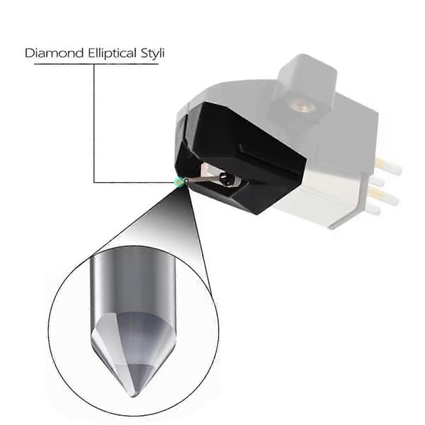 Replacement Needle Pickup Audio Technica ATLP120 VMN95E 95EN 95ML 95SH 95SP with brush