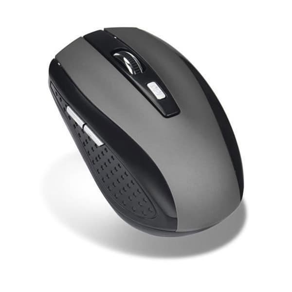 Trådløs mus for bærbar PC - Gamer - Grå - 2,4 GHz - 6 knapper