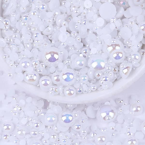 1800 st platta pärlor och strass