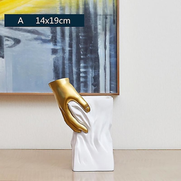 Moderne Minimalistisk Vase Hjem Dekoration Stue Blomst Vase - A