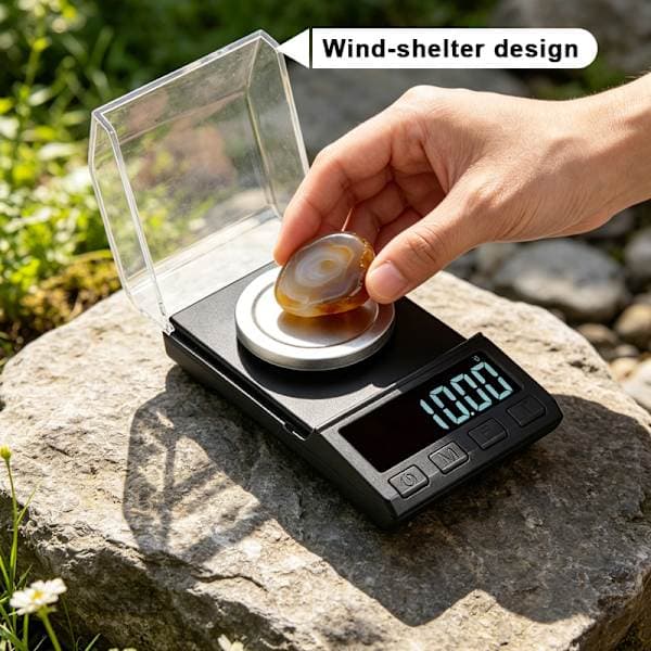 INF Mini digital scale with high precision 10 g/0.001 g