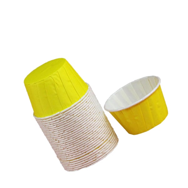 50 kpl Lasikulho Jälkiruokakulhoja Jäädytetty Jogurtti Cupcake Kakku Yellow