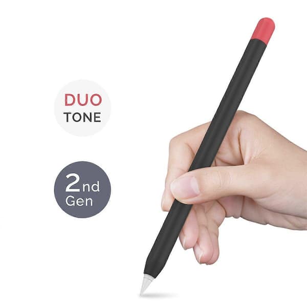 Duotone Case Silicone Sleeve Compatible with Apple Pencil 2nd Generation Ultra-Thin, High-Quality Silicone[DB]