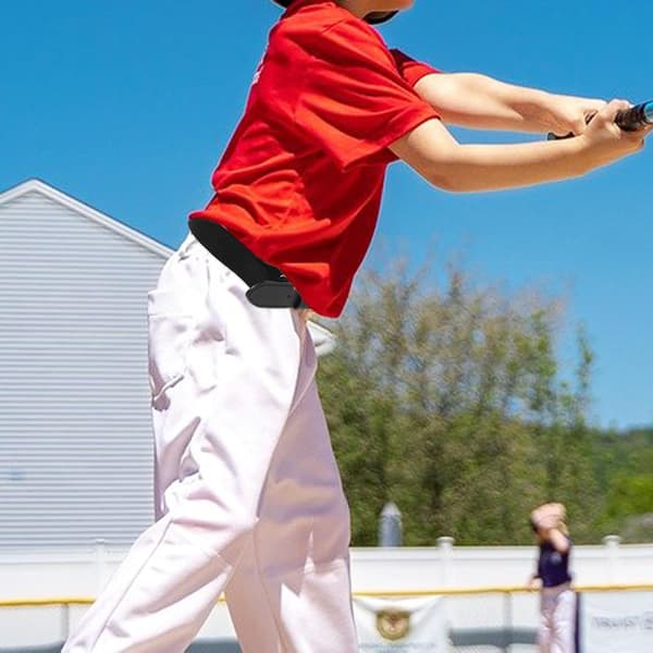 Ungdom Sort Stræk Baseball Bælte Elastisk Legering Sport til Drenge og Softball Fodbold Uniform Taljebånd