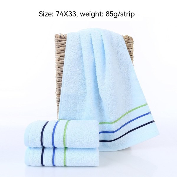 Genomskinlig handduk Tesso Home Tulum Klar handduk--blå-74-33 cm stor bomullsbadlakan
