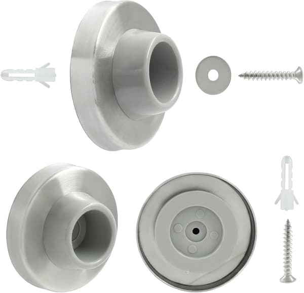 Konkav Väggdörrstopp Borstad Satin Nickel 6 st item_package_quantity