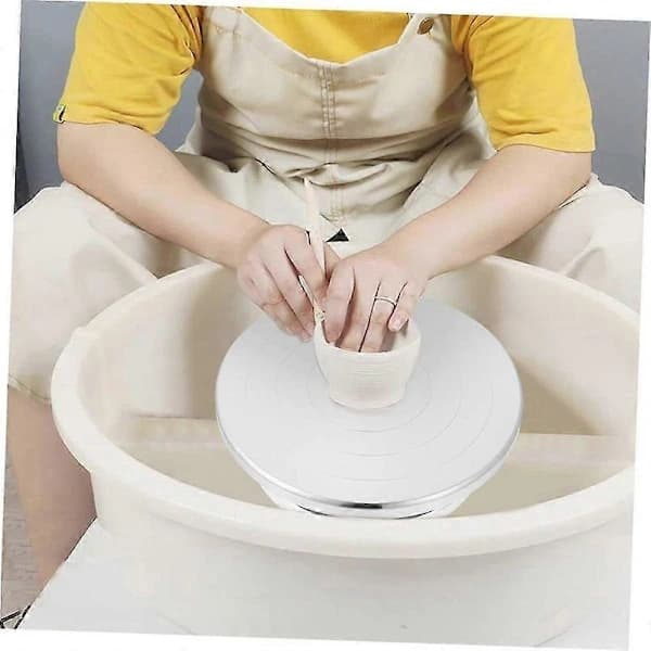 Pottery Turntable Tool for Pottery Turntable for Cake Stand Aluminum Rotating Cake Stand Rotating Paper Cups 15cm js