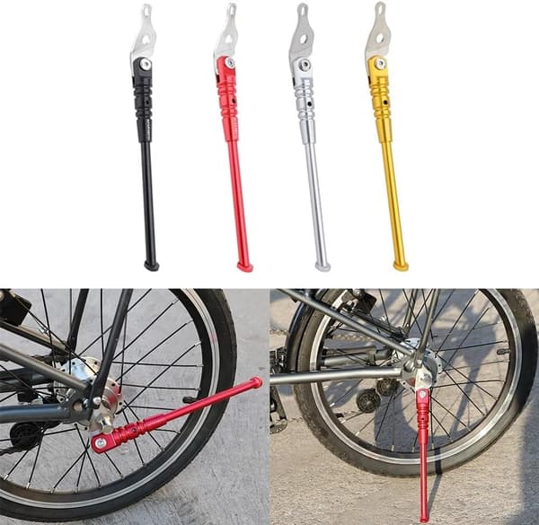 BROMPTON Stand - og Robust Perfekt Cykeltilbehør Aluminium Justerbar Letvægts til Foldecykel (Sort) Sort Black