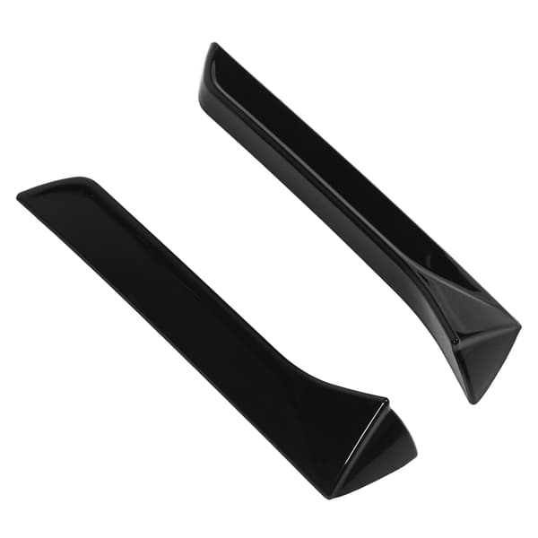 2 pcs Rear Window Side Spoiler Wing External Trim Left Right Replacement for SEAT LEON 5F FR Mk3 MK3.5 2013‑2021 Gloss Black