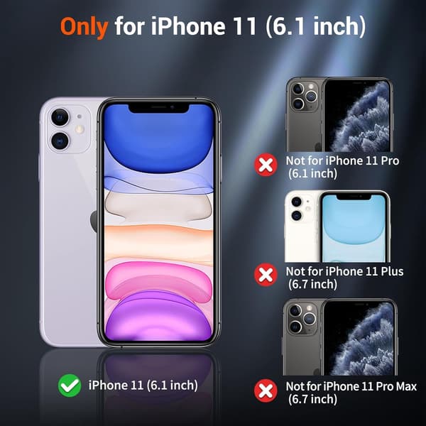 Magnetic Case for iPhone 11 (MagSafe Compatible) (Military Grade Shockproof), Matte Translucent,