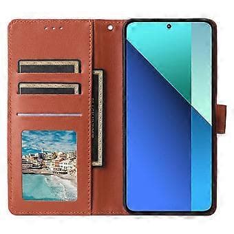 PU-läder Plånboksfodral med Ställ för Xiaomi Redmi Note 13 4G Style A Style A