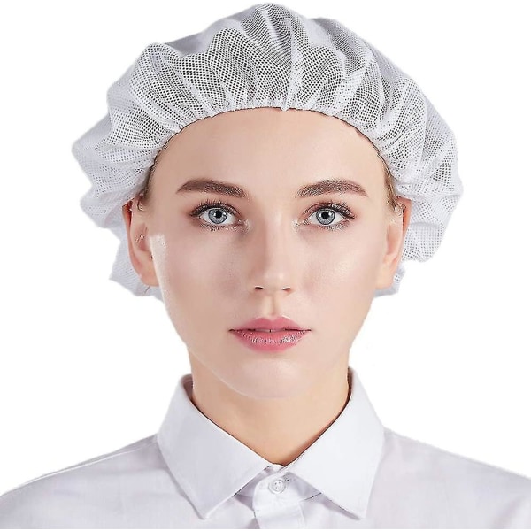 Unisex Mob Caps Mesh Industrial Workshop Protective Working Elastic Kitchen Hats