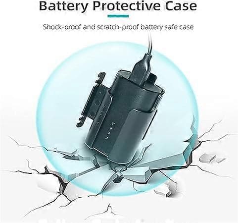 DJI Goggles 2/FPV Goggles V2 Batteriholder Batteritilbehør, Batteriboks Krog Ryglip til DJI Avata Drone Goggles 2/FPV Goggles V2 [DB]
