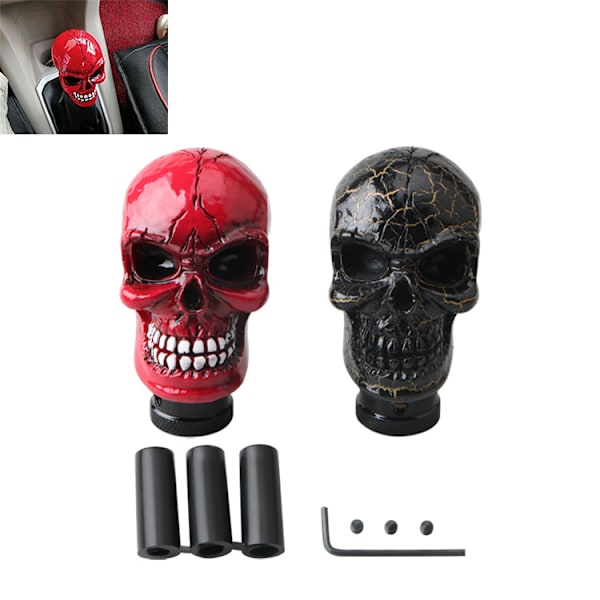 Skull Gear Shift Knob Universal Case Fits Most Motorized Vehicles