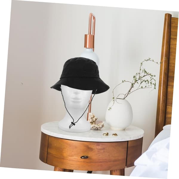 Hat Paryk Stativ Display Mannequin Hoved Opbevaring til hatte og parykker DIY Rekvisitter Organizer
