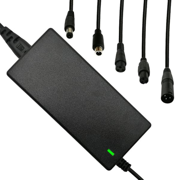 Elektrisk Scooter Oplader - 36V/42V 2A Universal Oplader - Med 5 Batteri Opladerstik