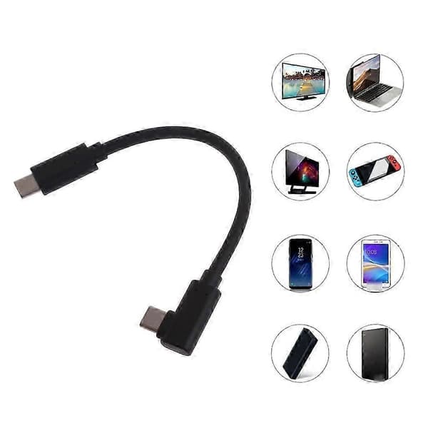 USBC til USBC Kabel Type C til Type C Hurtiglading Rett / Rett Vinkel