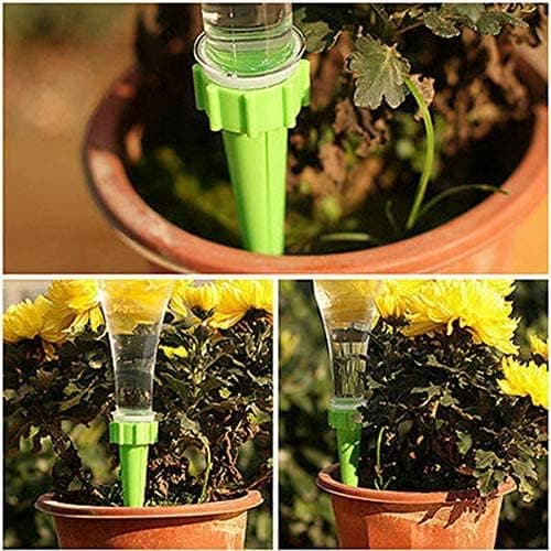 12 stk automatiske vanningspigger, kjegleformede vanningspigger for planter til hage, hjem
