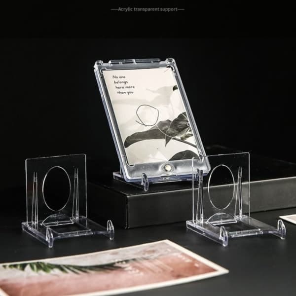 20 Sets Acrylic Display Stand Transparent Stand Mini Coin Holder Transparent
