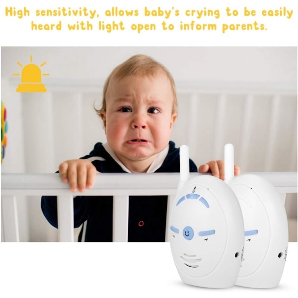 Audio- baby , langaton digitaalinen audio- baby Nanny Intercom Elektroninen hälytin kaksisuuntainen ja Talk Back Intercom