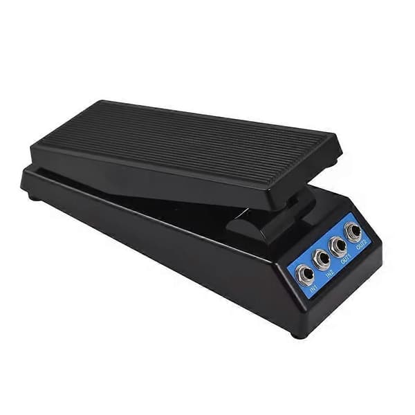 Professionell gitarrvolympedal Volym/Klassisk Wah-ljud Mono/Dubbelkanal 6,35 mm ingång/utgång Gitarr