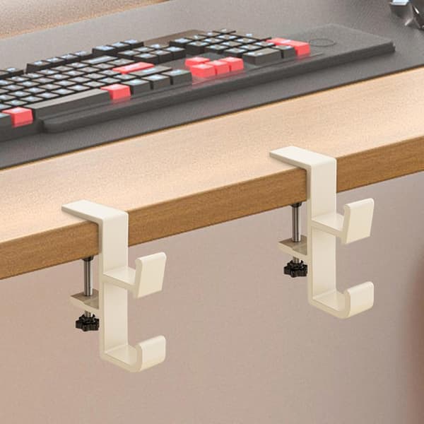 wxsp 2-pack Bokväska Krokar Skrivbordsförvaringssystem Skolmaterial Organizer -