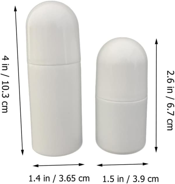 20 st eterisk olja rullflaskor set 30 ml 50 ml tomma bärbara glas roll-on påfyllningsbara för resor och personlig vård