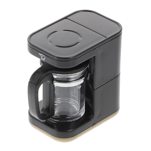 Kaffe Legetøj Børns Hvidevare Legetøj Miniature Kaffemaskine Kaffemaskine Legetøj Børn Lad Som Om Legetøj Hvidevare Black 2.2x3.5cm