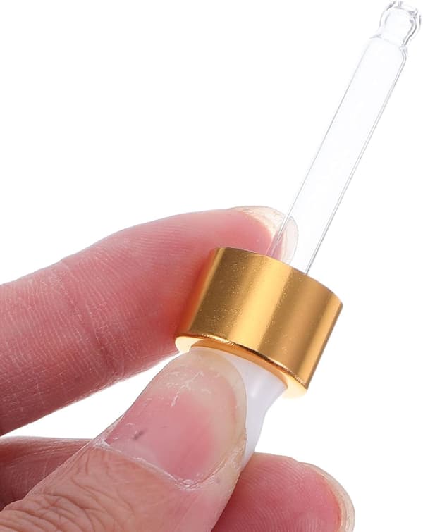 20 stk glassdråpeflasker lekkasjesikre mini reise essensielle oljer flasker